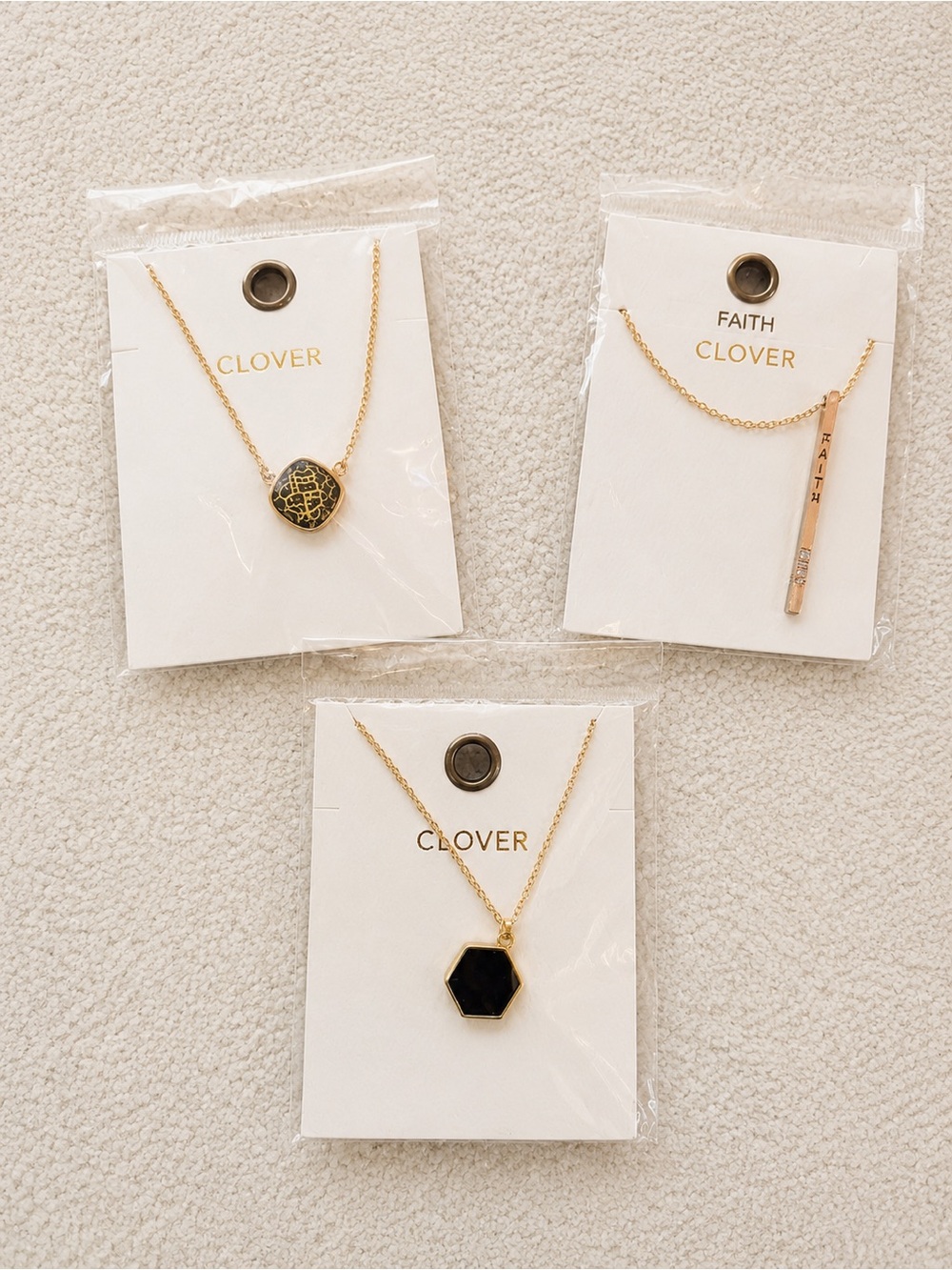 ✨ 3-Piece Necklace Bundle • Brand New with Tags ✨